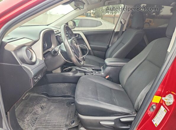 2T3ZFREV2JW494549 2018 TOYOTA RAV4 Maroon წინა სალონის ხედი