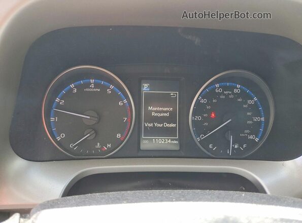 2T3ZFREV2JW513651 2018 TOYOTA RAV4 Черный Вид щитка приборов