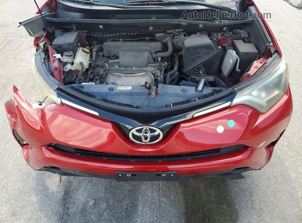 2T3ZFREV3GW287709 2016 TOYOTA RAV4 Red Vista del compartimento del motor