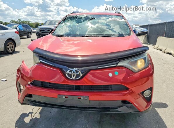 2T3ZFREV3GW287709 2016 TOYOTA RAV4 Red Vista frontal
