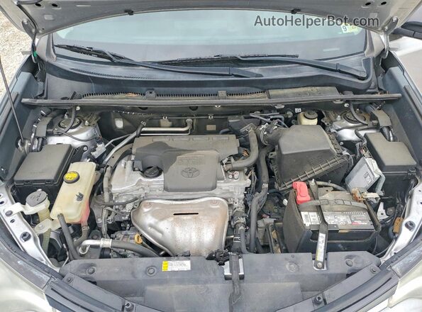 2T3ZFREV3GW303889 2016 TOYOTA RAV4 Silver ძრავის განყოფილების ხედი