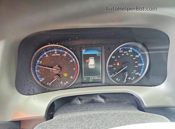2T3ZFREV3HW335811 2017 TOYOTA RAV4 Gray Instrument cluster view