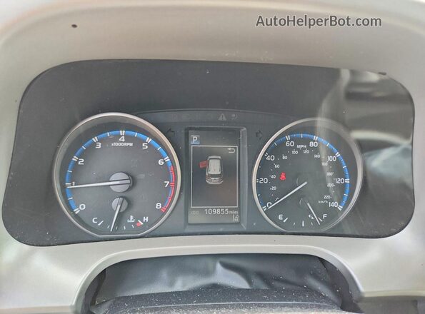 2T3ZFREV3JW426194 2018 TOYOTA RAV4 Серебряный Вид щитка приборов