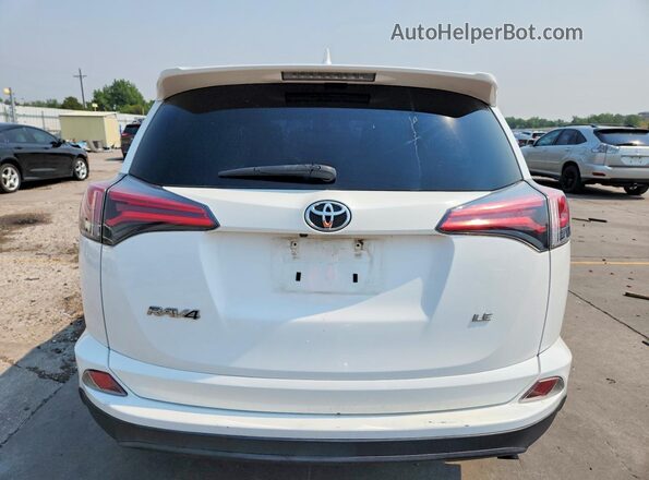 2T3ZFREV3JW445568 2018 TOYOTA RAV4 White Вид ззаду