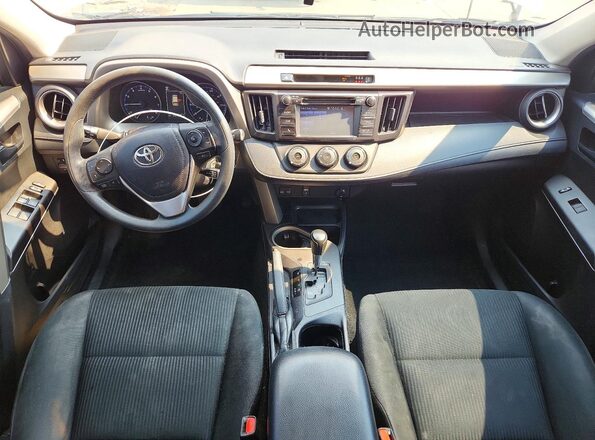 2T3ZFREV3JW445568 2018 TOYOTA RAV4 White Вид панелі приладів