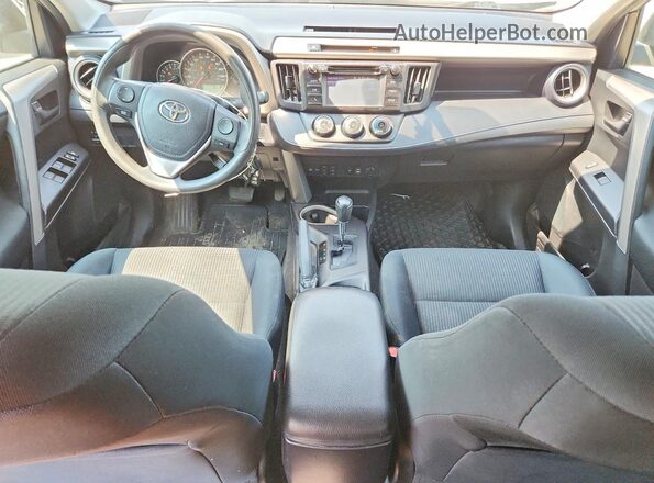 2T3ZFREV4GW306672 2016 TOYOTA RAV4 Silver Widok deski rozdzielczej