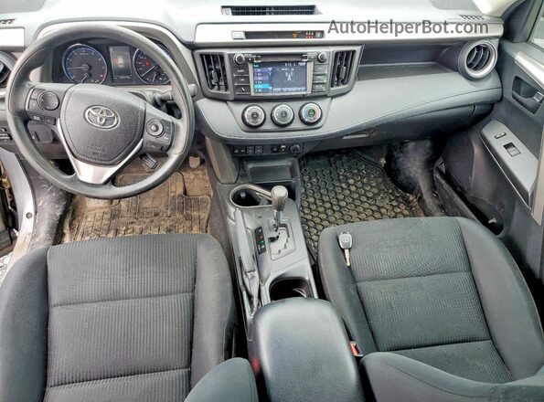 2T3ZFREV4HW324719 2017 TOYOTA RAV4 Silver Dashboard view
