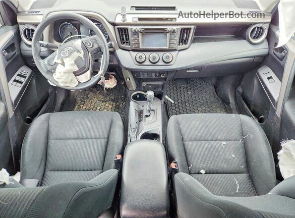 2T3ZFREV4JW481365 2018 TOYOTA RAV4 White Dashboard view