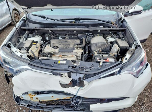 2T3ZFREV4JW481365 2018 TOYOTA RAV4 White Engine compartment view