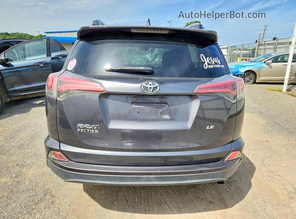 2T3ZFREV5GW235059 2016 TOYOTA RAV4 Gray Widok z tyłu