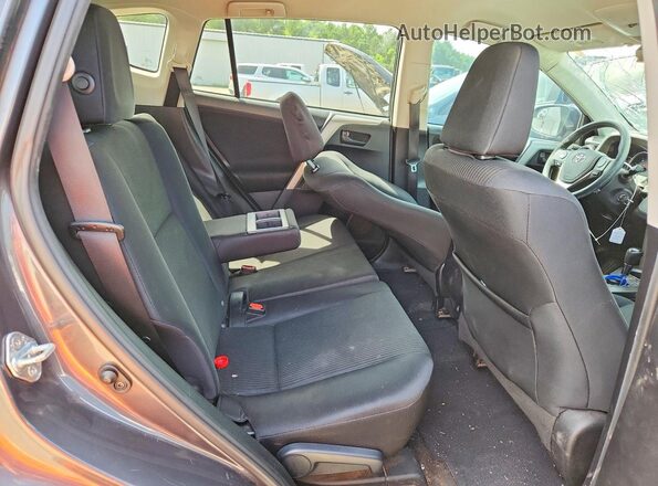 2T3ZFREV5GW235059 2016 TOYOTA RAV4 Gray Widok wnętrza z tyłu
