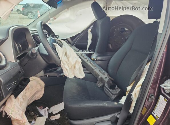 2T3ZFREV5GW266537 2016 TOYOTA RAV4 Фиолетовый Вид салона спереди