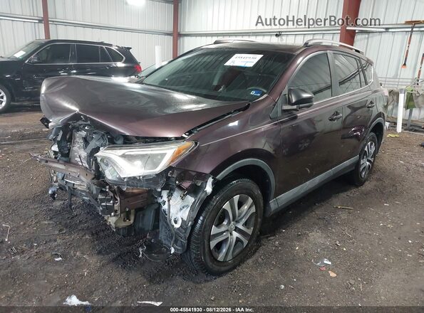 2T3ZFREV5HW368468 2017 TOYOTA RAV4 Purple Առջևի ձախ երեք քառորդ տեսարան