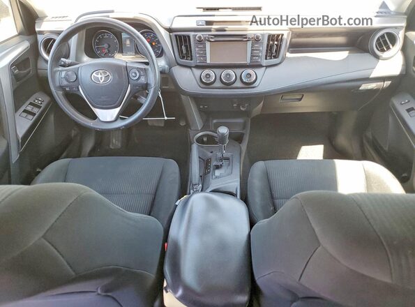 2T3ZFREV5HW402036 2017 TOYOTA RAV4 Silver Առջևի վահանակի տեսք
