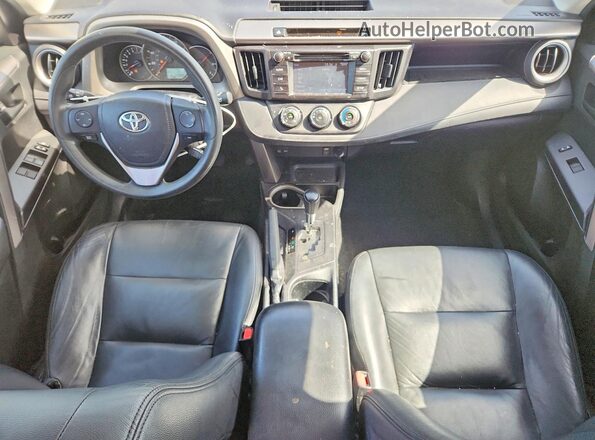 2T3ZFREV6GW240139 2016 TOYOTA RAV4 Gray Dashboard view
