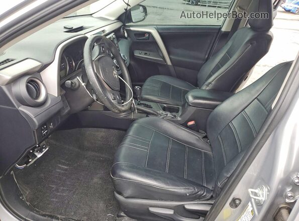 2T3ZFREV6GW245423 2016 TOYOTA RAV4 Gray წინა სალონის ხედი