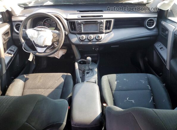 2T3ZFREV6GW258348 2016 TOYOTA RAV4 White Dashboard view