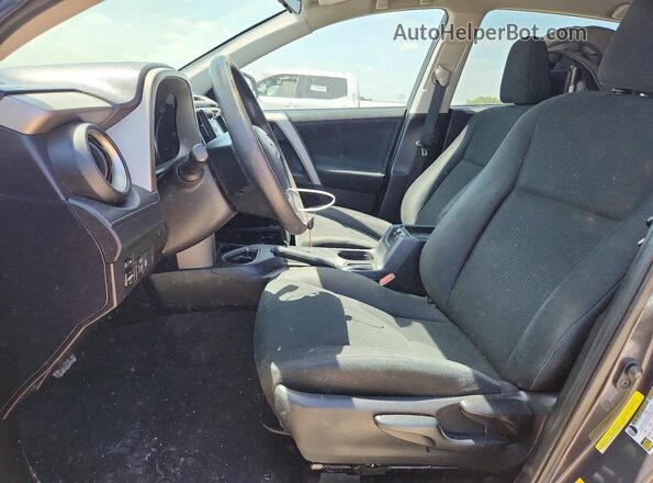 2T3ZFREV6HW348570 2017 TOYOTA RAV4 Gray Front interior view