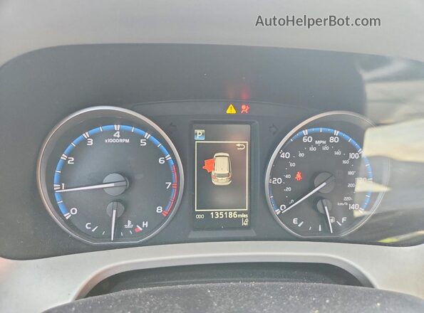 2T3ZFREV6HW348570 2017 TOYOTA RAV4 Gray Instrument cluster view