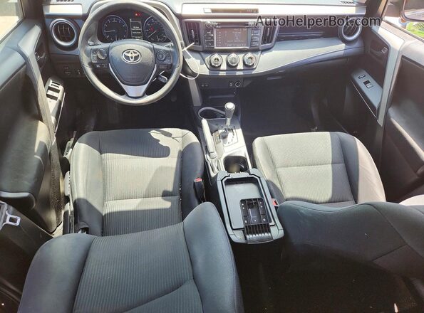 2T3ZFREV6HW348570 2017 TOYOTA RAV4 Gray Dashboard view