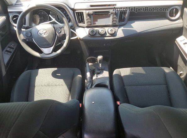 2T3ZFREV6HW369676 2017 TOYOTA RAV4 Серебряный Вид панели приборов
