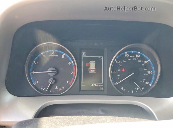 2T3ZFREV6HW369676 2017 TOYOTA RAV4 Серебряный Вид щитка приборов