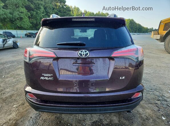 2T3ZFREV6HW372786 2017 TOYOTA RAV4 Burgundy Vista trasera