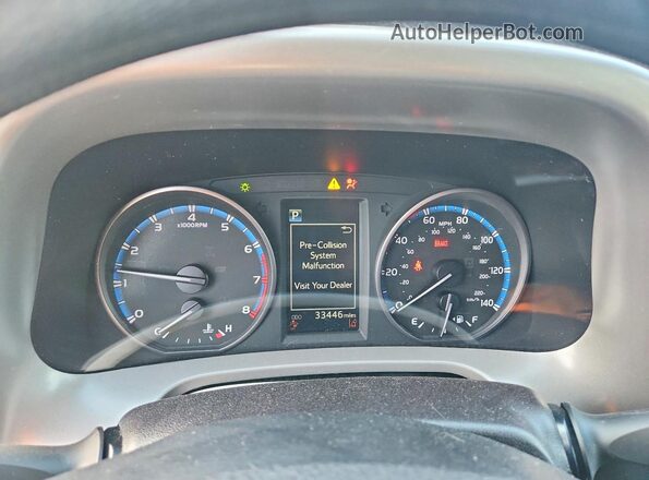 2T3ZFREV6HW372786 2017 TOYOTA RAV4 Burgundy Vista del cuadro de instrumentos