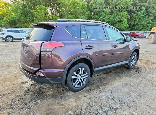 2T3ZFREV6HW372786 2017 TOYOTA RAV4 Burgundy Trasero derecho