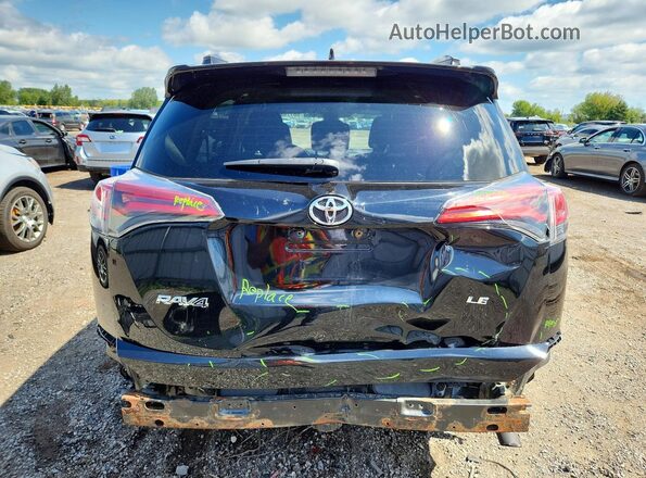 2T3ZFREV6JW507903 2018 TOYOTA RAV4 Black Հետևի տեսք