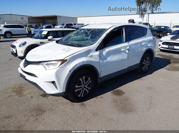 2T3ZFREV6JW511644 2018 TOYOTA RAV4 White Առջևի ձախ երեք քառորդ տեսարան
