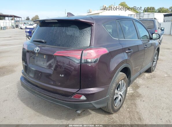 2T3ZFREV6JW519422 2018 TOYOTA RAV4 Burgundy Задня права чверть
