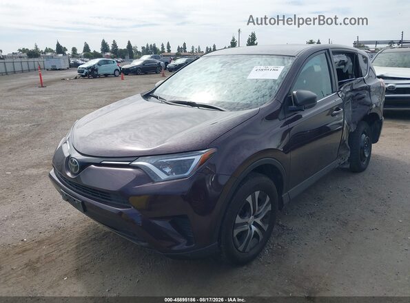 2T3ZFREV6JW519422 2018 TOYOTA RAV4 Burgundy Передня ліва чверть