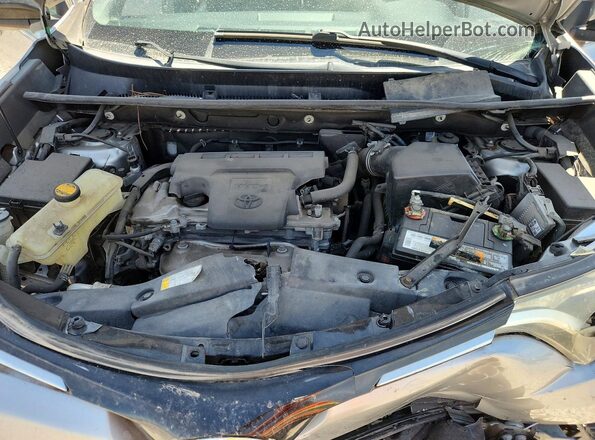 2T3ZFREV7GW262005 2016 TOYOTA RAV4 Silver Engine compartment view