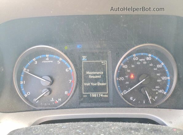 2T3ZFREV7HW344303 2017 TOYOTA RAV4 Black Вид щитка приладів