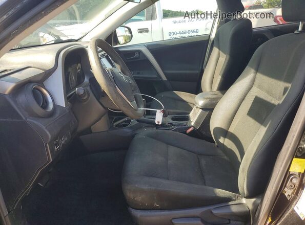 2T3ZFREV7HW344303 2017 TOYOTA RAV4 Black Вид салону спереду