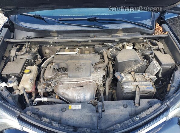 2T3ZFREV7HW344303 2017 TOYOTA RAV4 Black Вид підкапотного простору