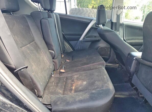 2T3ZFREV7HW344303 2017 TOYOTA RAV4 Black Вид задньої частини салону