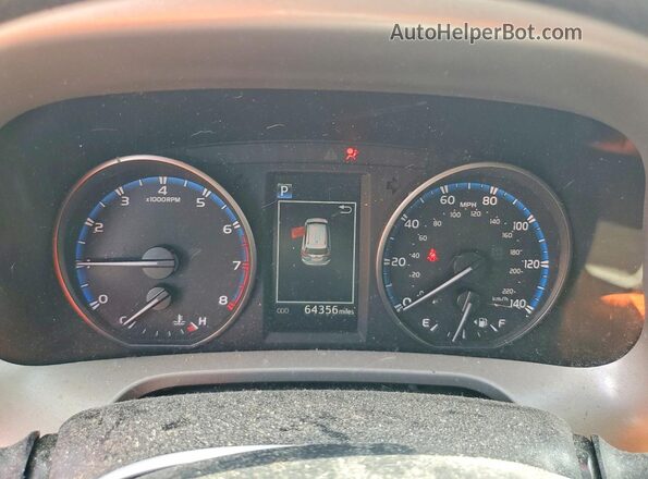2T3ZFREV7JW424125 2018 TOYOTA RAV4 Red Սարքավորումների վահանակի տեսք