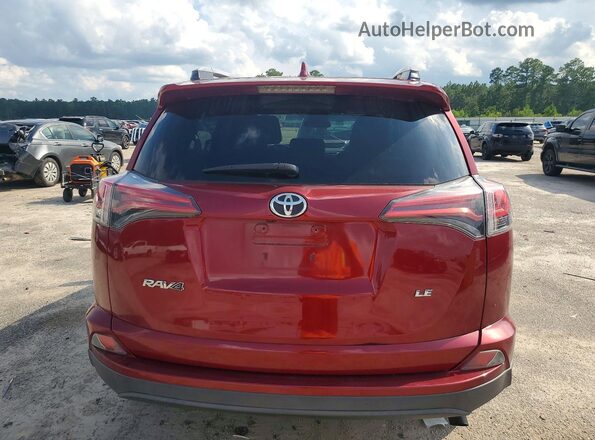 2T3ZFREV7JW424125 2018 TOYOTA RAV4 Red Հետևի տեսք