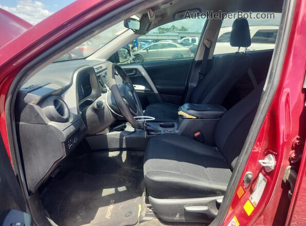 2T3ZFREV7JW448604 2018 TOYOTA RAV4 Red წინა სალონის ხედი