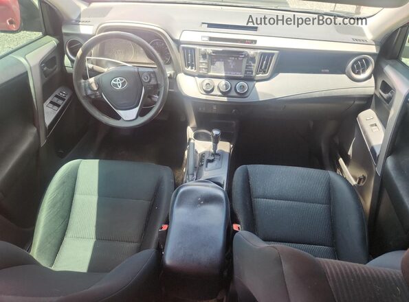 2T3ZFREV7JW448604 2018 TOYOTA RAV4 Red წინა პანელის ხედი