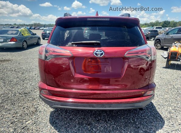 2T3ZFREV7JW448604 2018 TOYOTA RAV4 Red უკანა ხედი