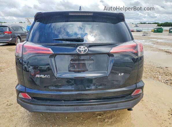 2T3ZFREV7JW464821 2018 TOYOTA RAV4 Black Вид ззаду
