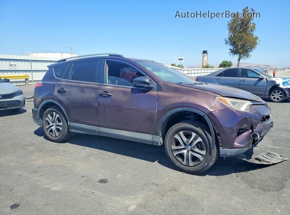 2T3ZFREV8HW373034 2017 TOYOTA RAV4 Purple Передня права чверть