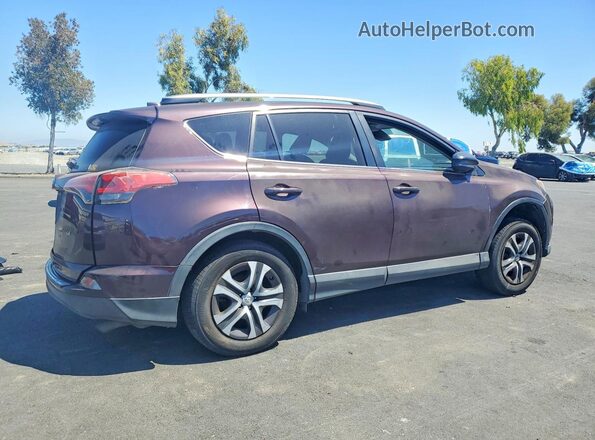 2T3ZFREV8HW373034 2017 TOYOTA RAV4 Purple Задня права чверть
