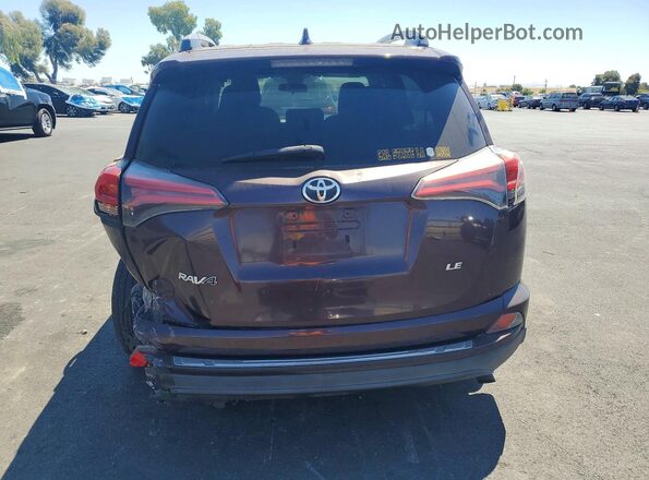 2T3ZFREV8HW373034 2017 TOYOTA RAV4 Purple Вид ззаду