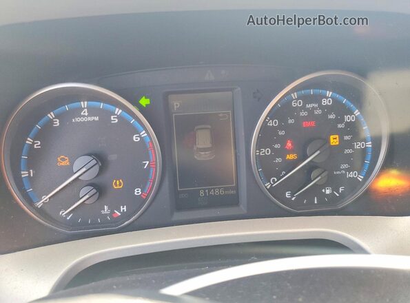 2T3ZFREV8HW373034 2017 TOYOTA RAV4 Purple Вид щитка приладів
