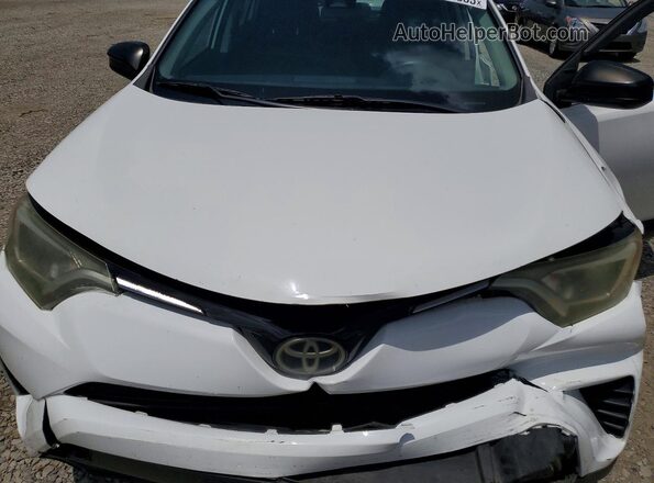 2T3ZFREV8JW485595 2018 TOYOTA RAV4 White ძრავის განყოფილების ხედი