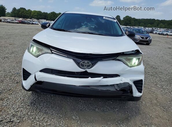 2T3ZFREV8JW485595 2018 TOYOTA RAV4 White წინა ხედი